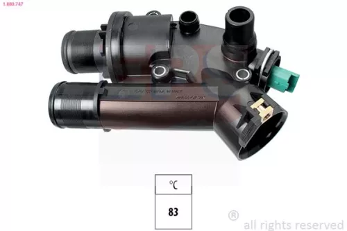 Thermostat, coolant