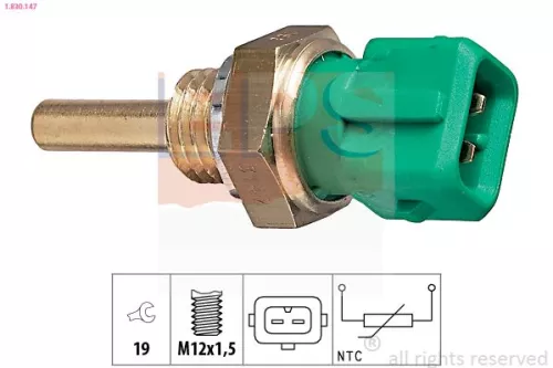 Sensor, coolant temperature