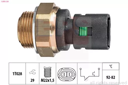 Temperature Switch, radiator fan