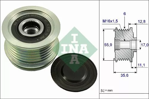 Alternator Freewheel Clutch