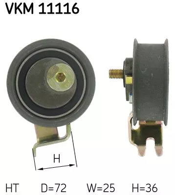 Tensioner Pulley, timing belt
