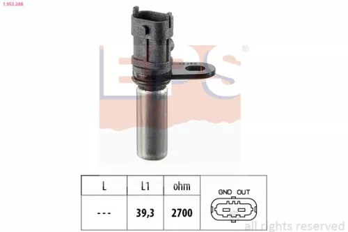 Sensor, crankshaft pulse