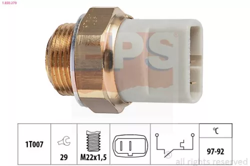 Temperature Switch, radiator fan