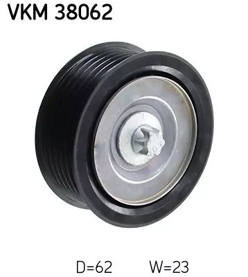 Deflection/Guide Pulley, V-ribbed belt