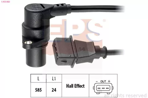 Sensor, crankshaft pulse