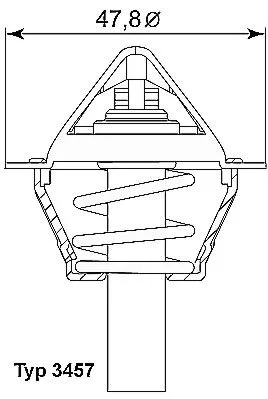 Thermostat, coolant