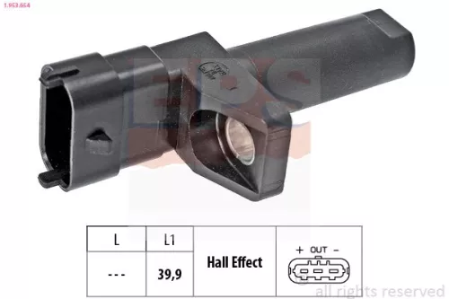 Sensor, crankshaft pulse