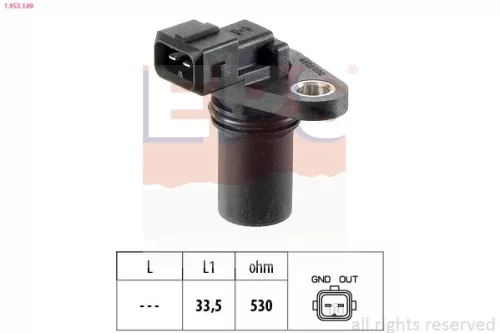 Sensor, camshaft position
