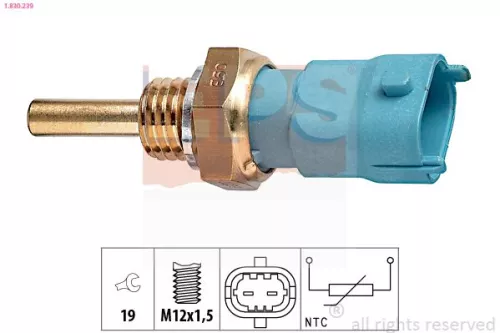 Sensor, coolant temperature