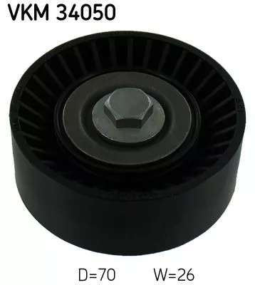 Deflection/Guide Pulley, V-ribbed belt