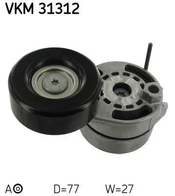 Belt Tensioner, V-ribbed belt