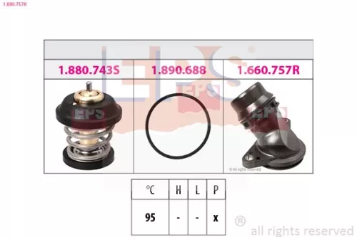 Thermostat, coolant