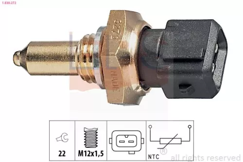 Sensor, coolant temperature