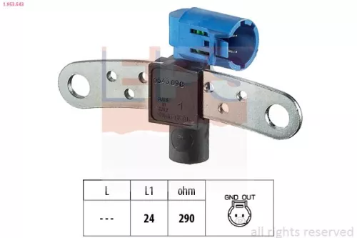 Sensor, crankshaft pulse