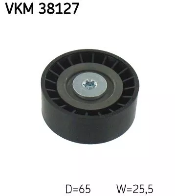 Deflection/Guide Pulley, V-ribbed belt