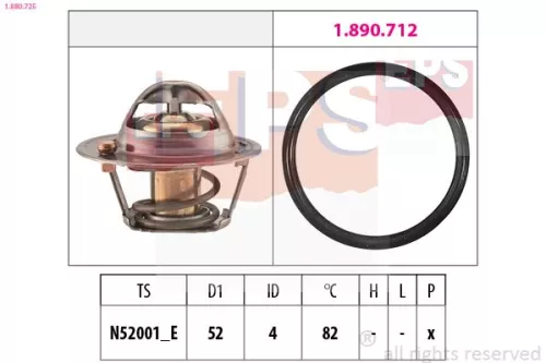 Thermostat, coolant