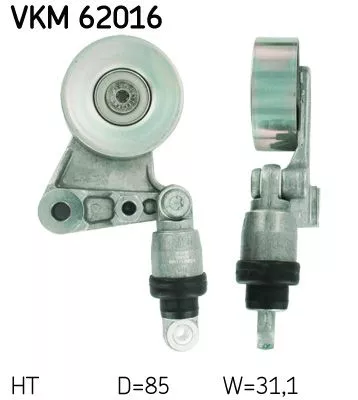 Belt Tensioner, V-ribbed belt