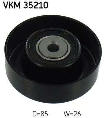 Deflection/Guide Pulley, V-ribbed belt