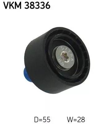Deflection/Guide Pulley, V-ribbed belt