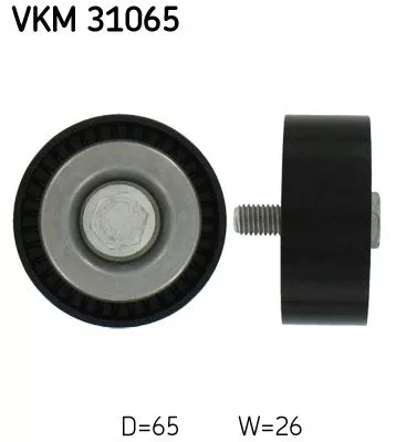 Deflection/Guide Pulley, V-ribbed belt