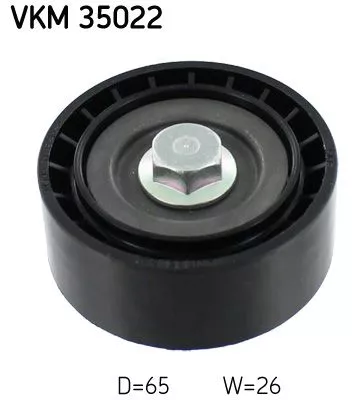 Deflection/Guide Pulley, V-ribbed belt