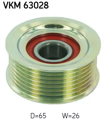Deflection/Guide Pulley, V-ribbed belt