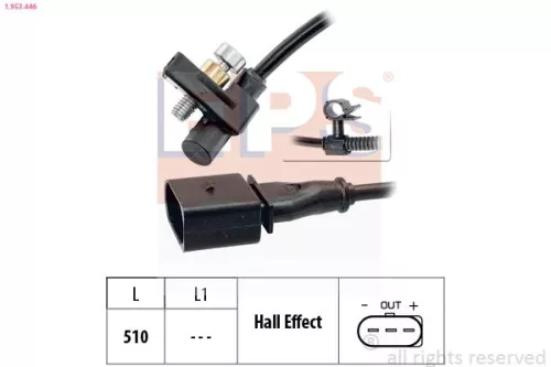 Sensor, crankshaft pulse