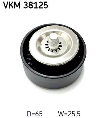 Deflection/Guide Pulley, V-ribbed belt