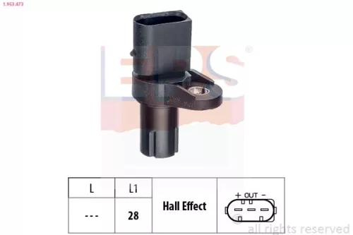 Sensor, crankshaft pulse