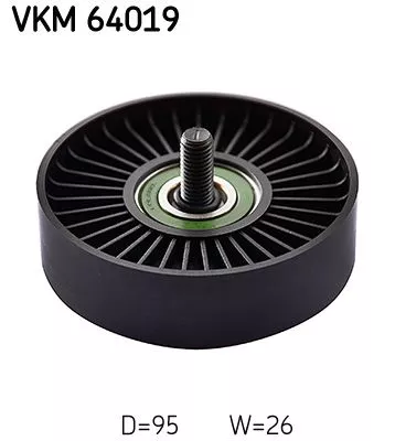 Deflection/Guide Pulley, V-ribbed belt
