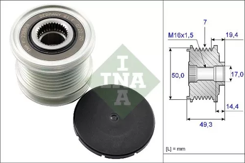 Alternator Freewheel Clutch