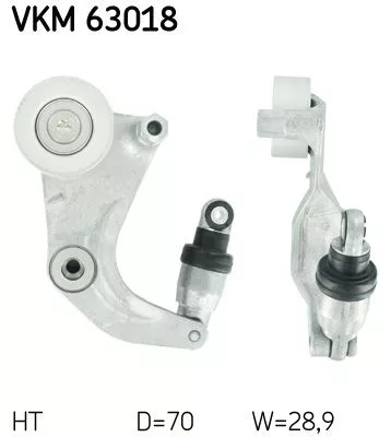 Belt Tensioner, V-ribbed belt
