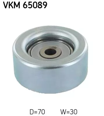 Deflection/Guide Pulley, V-ribbed belt