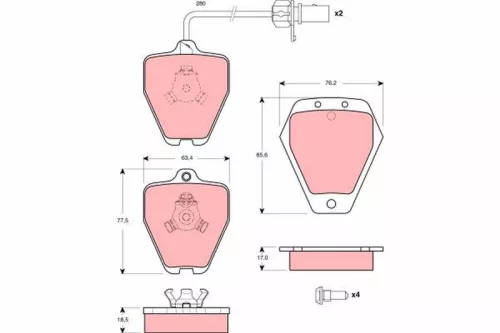 Brake Pad Set, disc brake
