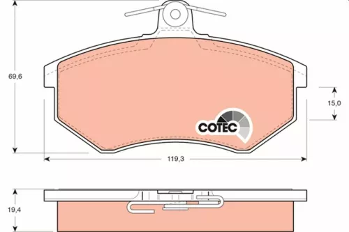 Brake Pad Set, disc brake