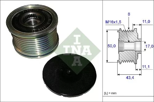 Alternator Freewheel Clutch