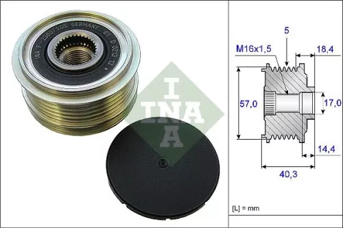Alternator Freewheel Clutch