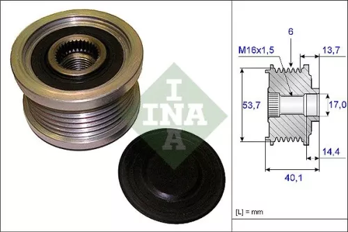 Alternator Freewheel Clutch