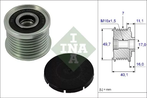 Alternator Freewheel Clutch