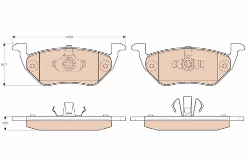Brake Pad Set, disc brake