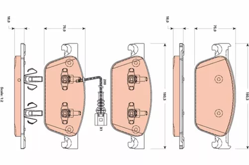Brake Pad Set, disc brake