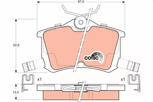 Brake Pad Set, disc brake