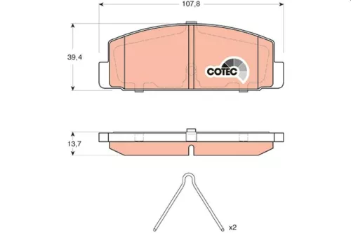 Brake Pad Set, disc brake