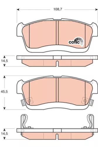 Brake Pad Set, disc brake