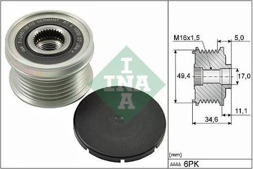 Alternator Freewheel Clutch