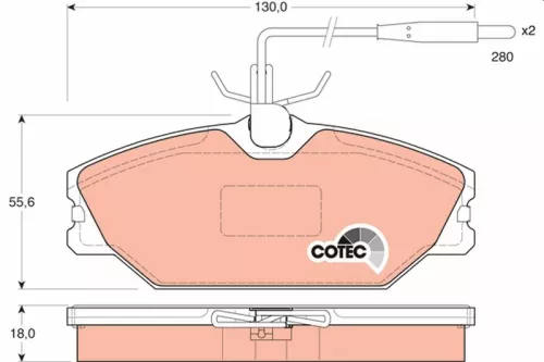Brake Pad Set, disc brake