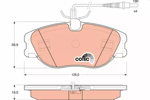 Brake Pad Set, disc brake