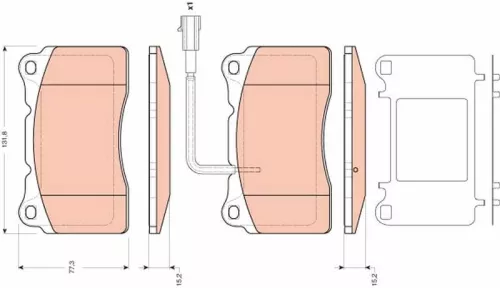 Brake Pad Set, disc brake