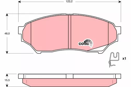 Brake Pad Set, disc brake