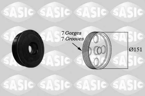 Belt Pulley, crankshaft